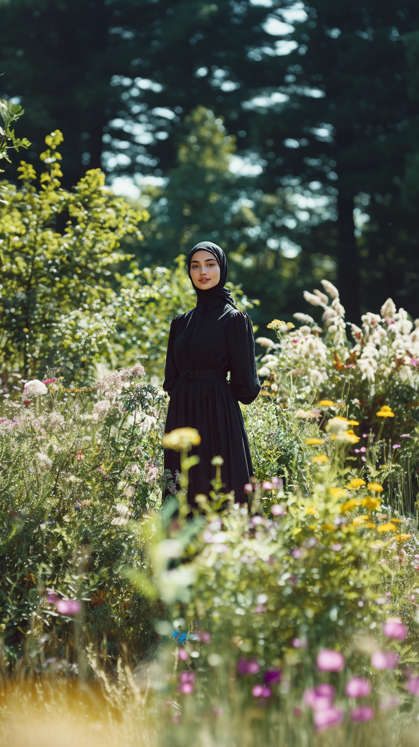 LINA – Black Long Dress