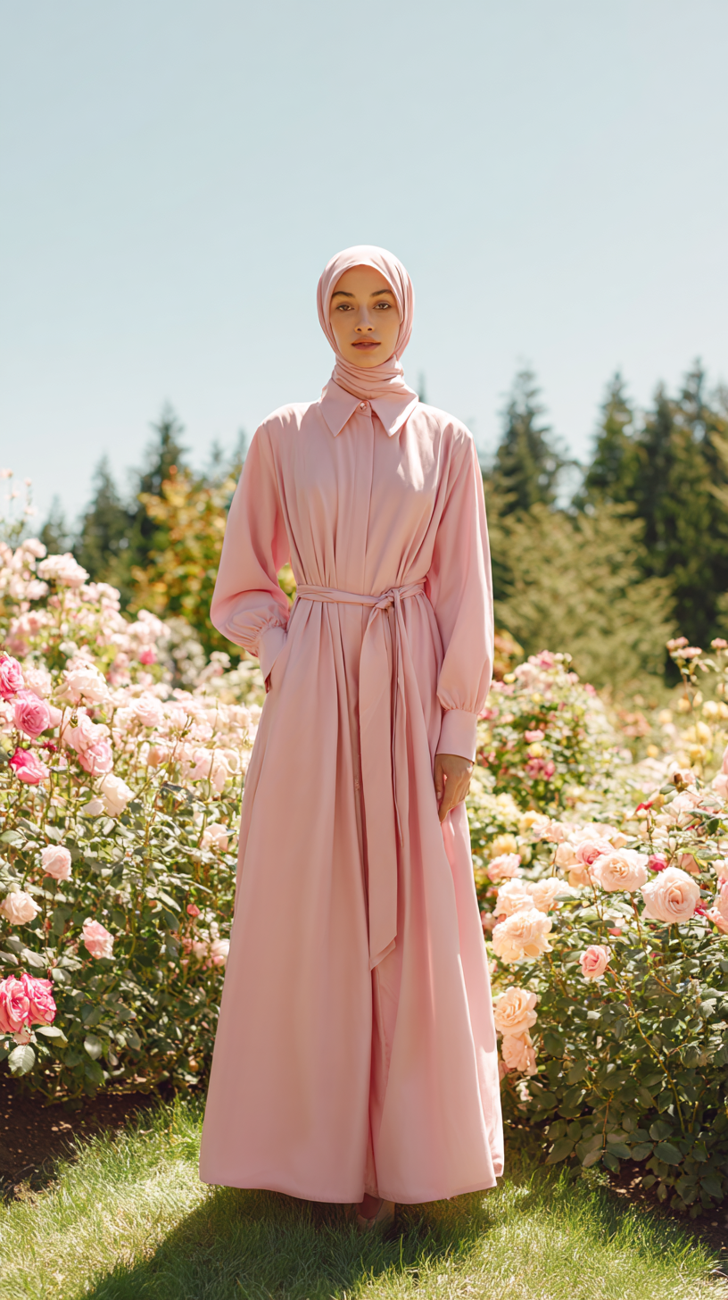 MINA – Pink Long Dress