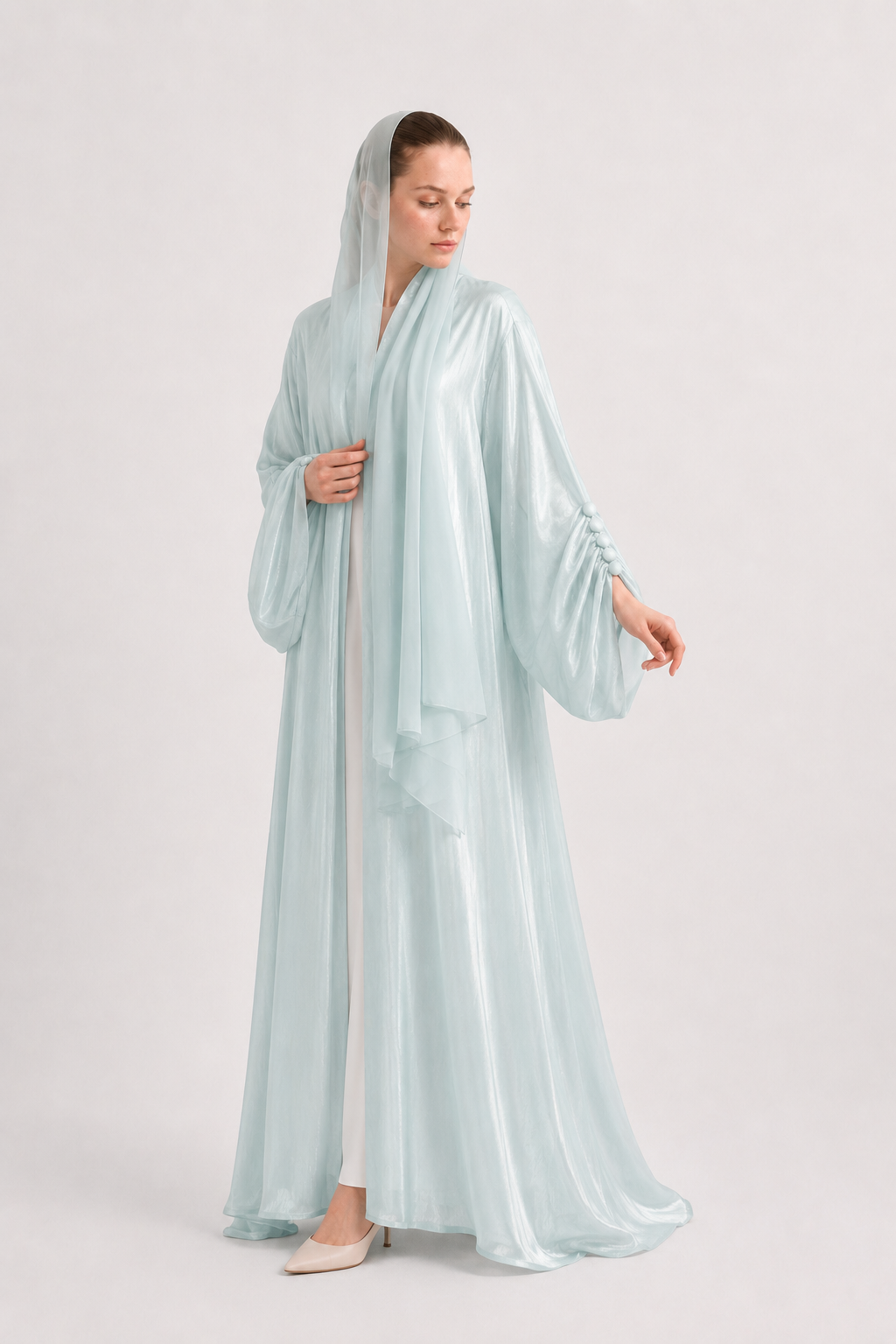 Sky Line - Tissue Silk Organza