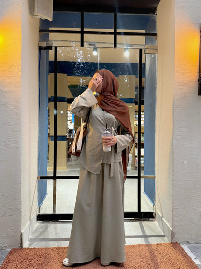 Wrap Style Skirt Set