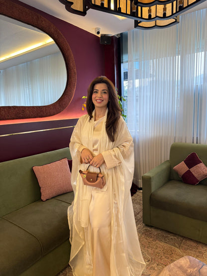 Love in Bloom – 3 Piece Luxury Abaya Set