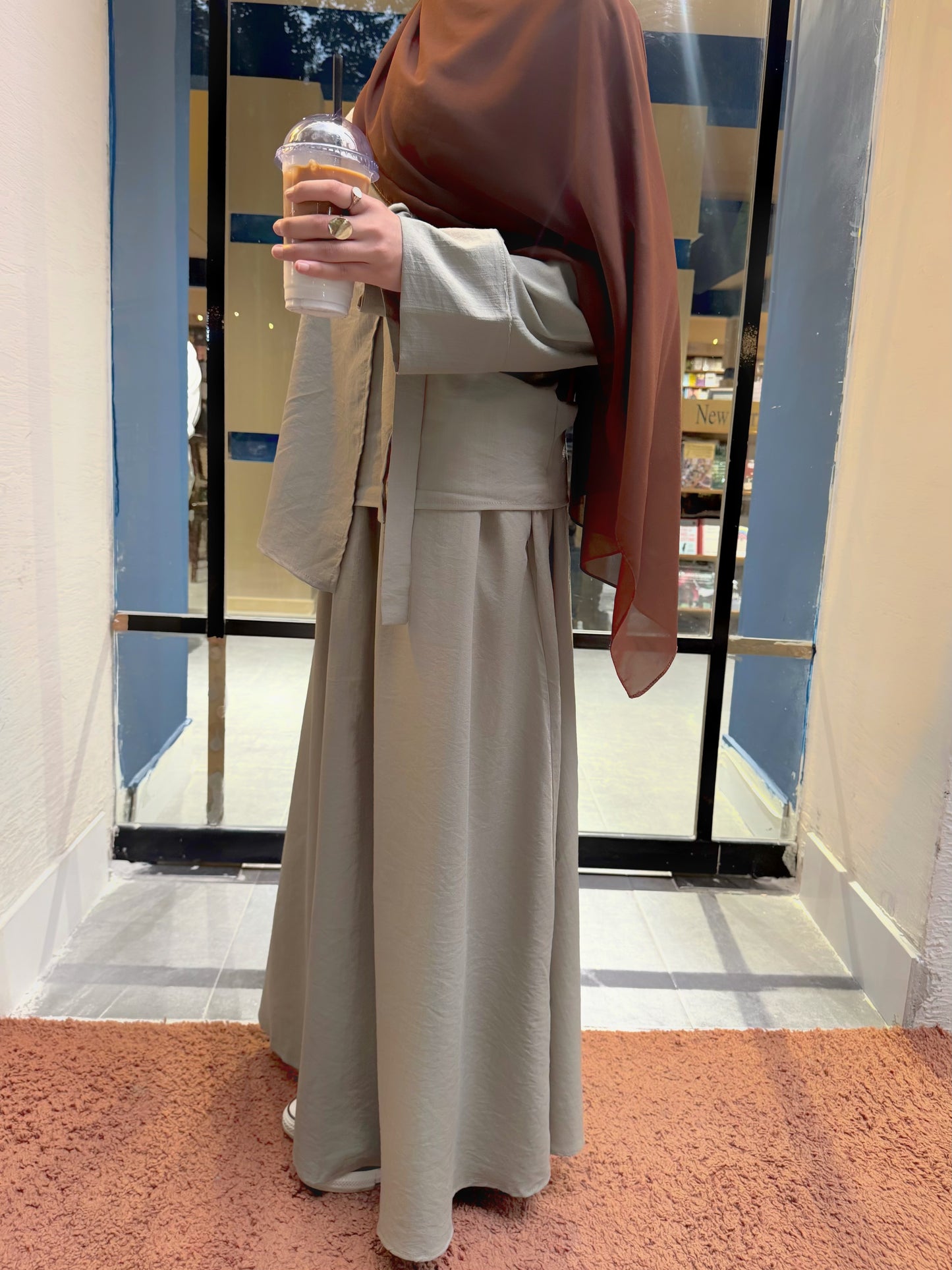 Wrap Style Skirt Set