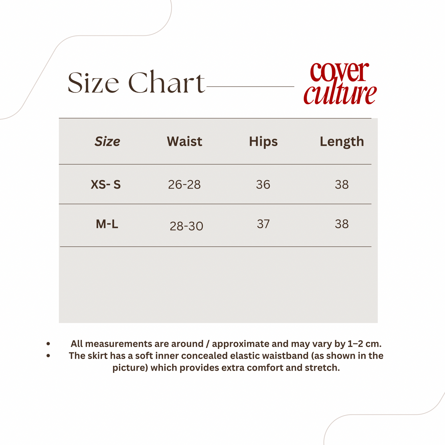 Satin Silk Midi Skirt / Brown