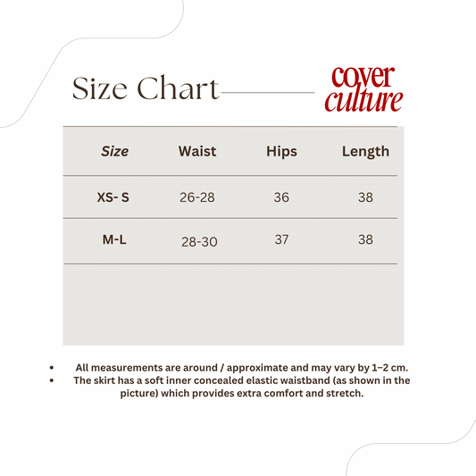 Satin Silk Midi Skirt / Brown