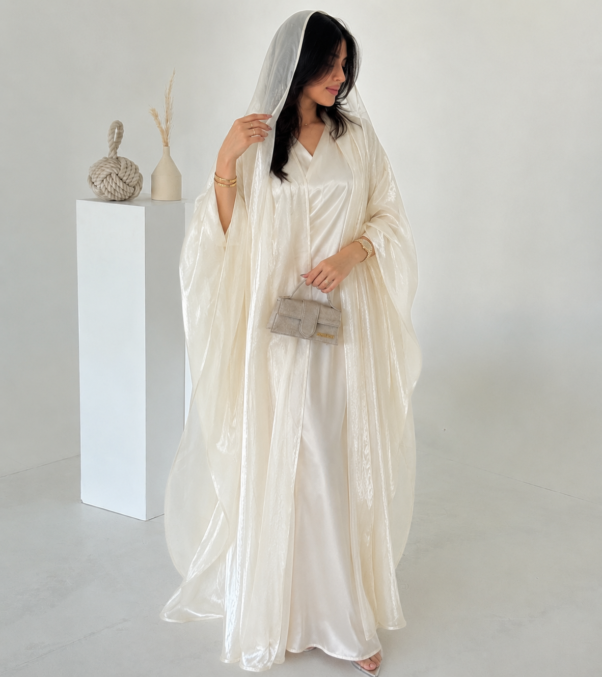 Love in Bloom – 3 Piece Luxury Abaya Set