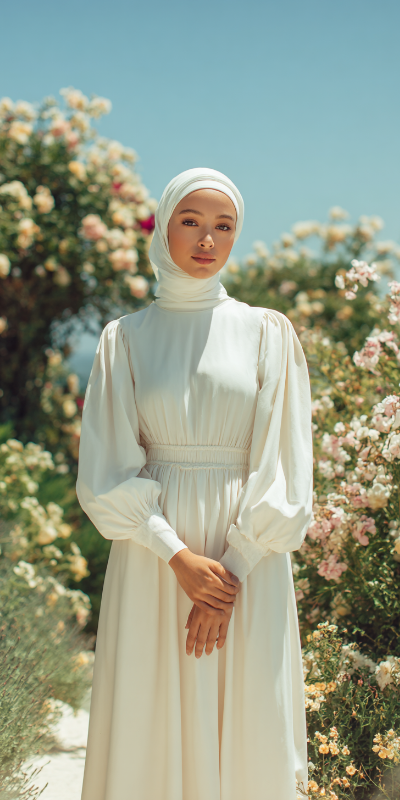 AYA – White Long Dress
