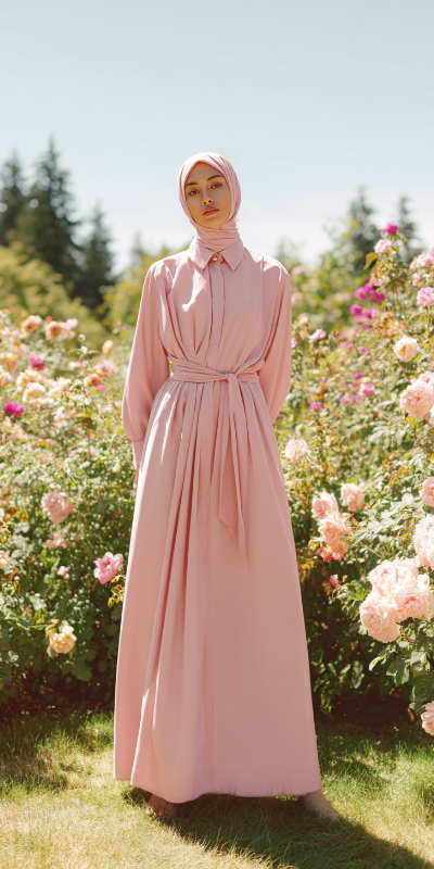 MINA – Pink Long Dress