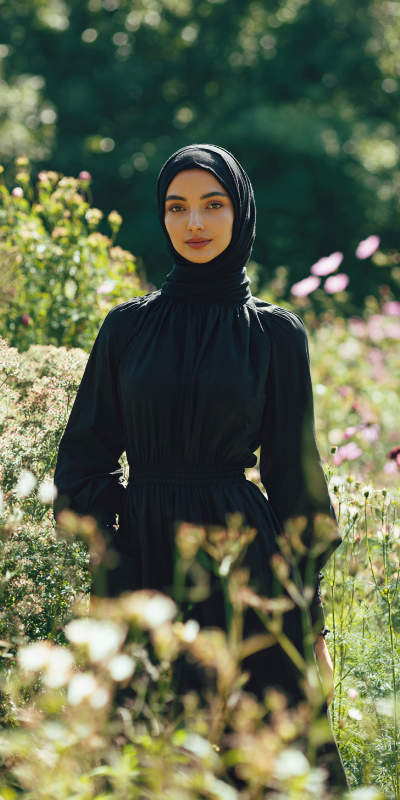 LINA – Black Long Dress