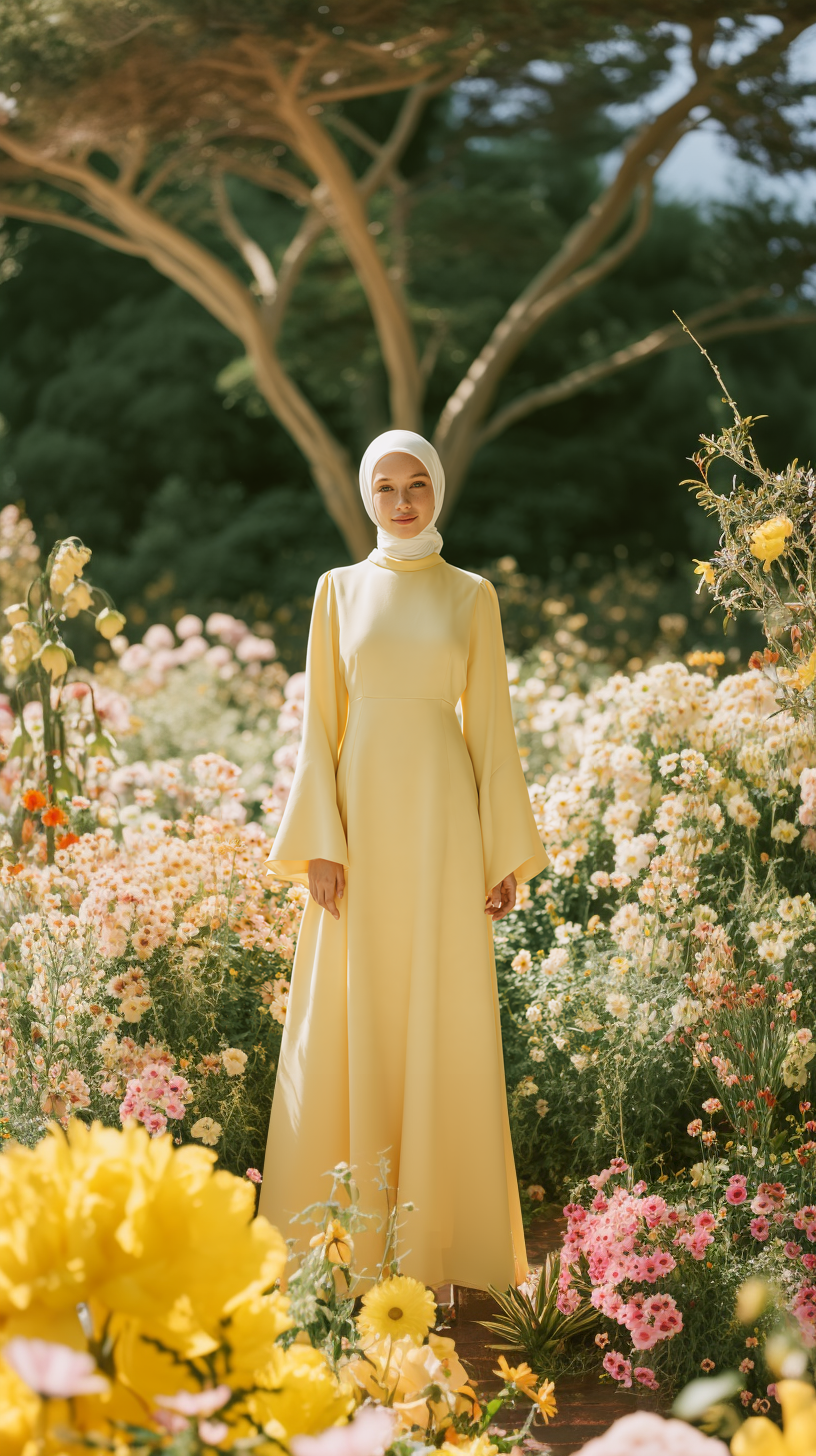 NOOR – Butter Yellow Long Dress